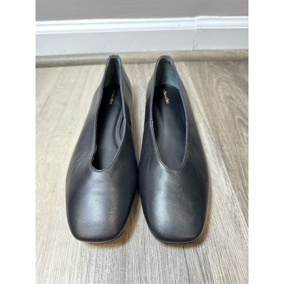 Reformation Prudence Leather Ballet Flats Size 10 $228 - Picture 6 of 11